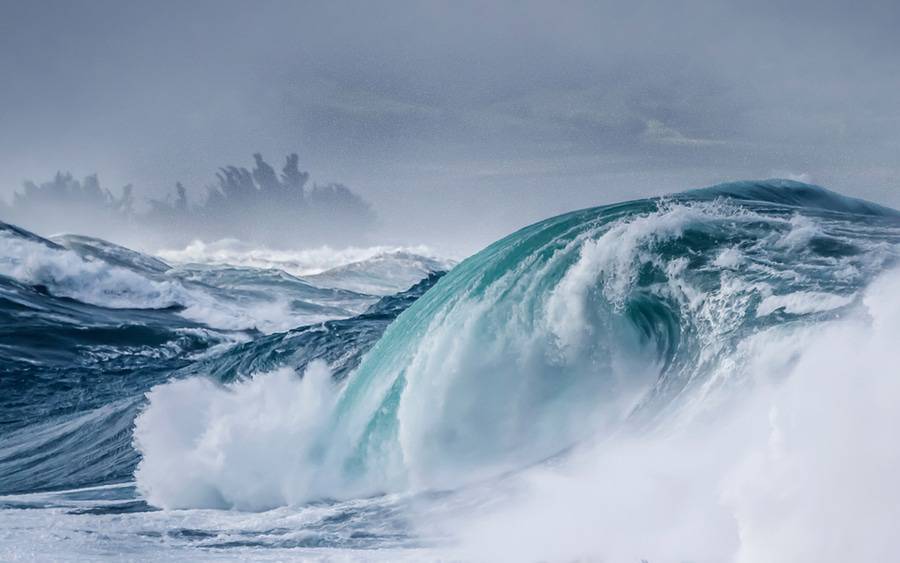 大海波由完美风暴生成